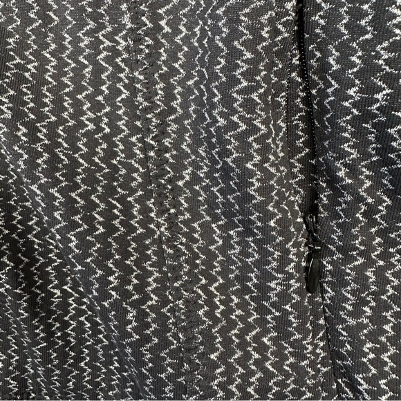 Athleta Heartbeat Hope Full Zip Jacket Herringbone Black Grey Size Small - Picture 9 of 13